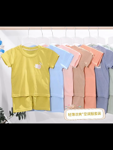 ชุดสูทแขนสั้น เด็กผู้หญิง เสื้อผ้าฤดูร้อน เด็กผู้ชาย เสื้อยืด เสื้อผ้าเด็กทารก เสื้อผ้าเด็ก