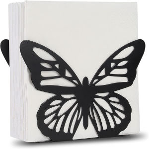Napkin Holder Serviette Tempat Tissue Stainless Tempat Tissue Metal Holder Napkin Clip Kotak Tisu