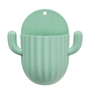 ZYJC SHOP Sáng Tạo Liền mạch Vanity Bàn Chải Lược Cây Xương Rồng Dao cạo Bút Container Bàn chải đánh răng Chủ Lưu trữ Giá Lưu trữ Xô