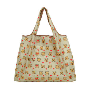 Shopping Bag Tote Shopping Shoulder Tote Bag Eco Friendly Waterproof Bag Beg Guna Semula 防水折叠购物袋