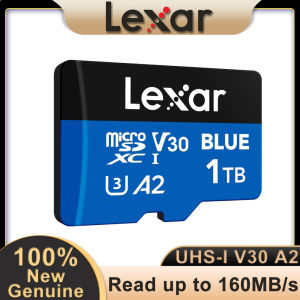 🔥100%Original Product+FREE Shipping+Free Send adapter+card reader🔥Lexar BLUE microSDXC UHS-I Card Read up to 160MB/s V30 U3 A2 UHS-I 128GB 256GB 512GB 1TB 2TB for Action camera Game consoles tablets