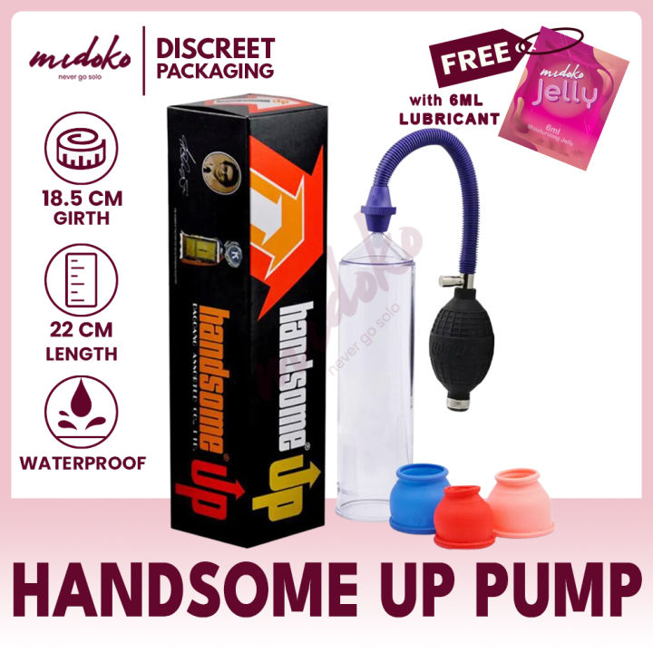 Midoko Handsome Up Basic Set Penis Enlargement Pump with 3 Pump