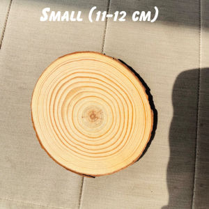 3pcs Natural Round Wood Coasters 12cm Cup Pad Tea Coffee Mug Mat Drinks Holder DIY Crafts Home Kitchen Decor