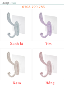 Móc Treo Đôi Dán Tường