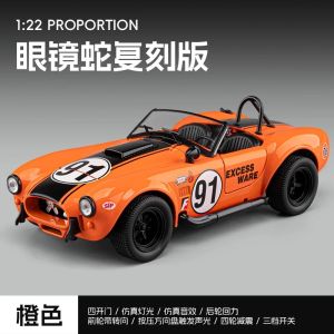 2026 1:22 Shelby Cobra 427 Racing Alloy Diecast Model Car Trendy Ornaments Collectibles Ornament Birthday Gift For Friend