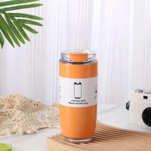 TUMBLER TERMOS MIRIP SMEG VACUUM CUP INSULATED MUG HOT & COOL 320 ML STAINLESS STEEL 304 / COFFEE TUMBLER / TERMOS TAHAN PANAS & DINGIN