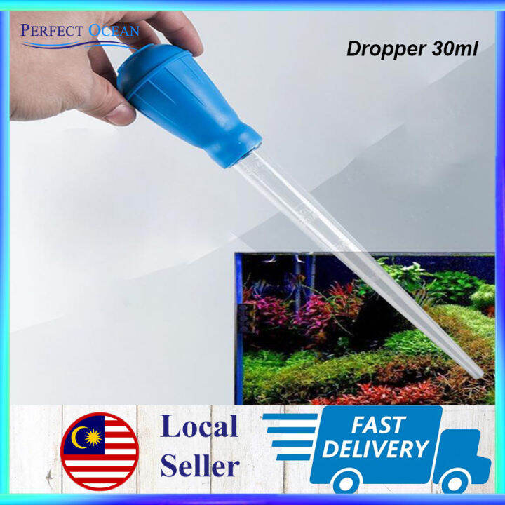 [Large] 30ml Dropper Pipette Quality Remover Water Change Cleaning ...