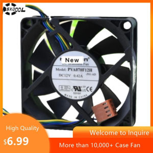 for Foxconn PVA070F12H 12V Server Cooling Fan 70mm x 70mm 5000RPM 46.9CFM 4-Wire 44.3dBA