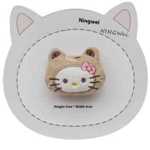 Zebina hoạt hình vải nhung mới crossdressing KT mèo động vật nhỏ búp bê Mô hình mặt dây chuyền nhỏ trẻ em tự làm trang trí