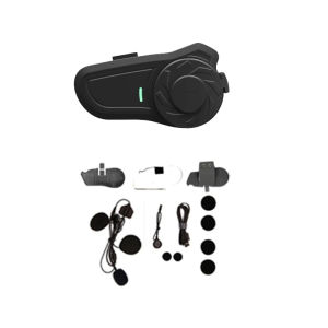 EKLEVA 1/2Pcs Motorcycle Intercom Helmet Bluetooth Headset BT5.0 For 2 Riders Full Duplex Talking Hands-free Interphone With FM IP65