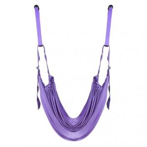 Adjustable Aerial Yoga Strap Hammock Door Mount Anti-gravity Inversion Exercises Multilayer Belt