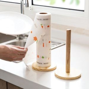 Cuộn Khăn Giấy Lau Bếp Đa Năng Tái Sử Dụng Loại To Dày 20cm Siêu Thấm Hút  Có Thể Tái Sử Dụng