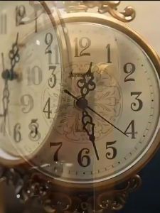 European retro table clock living room clock desktop home entrance clock ABHQFast shipping