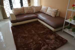 Surpet karpet tilam lantai bulu tebal raspur murah motif korea polos kecil