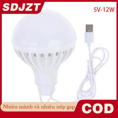 SDJZT 5V 3W-12W USB Bóng đèn ánh sáng di động đèn LED cho đi bộ đường dài cắm trại lều du lịch làm việc
