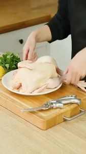 JAPAN SK5 Food Scissors Household Kitchen Scissors Strong Chicken Bone Scissors Large SK5 Stainless Steel Multi-Function
