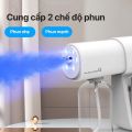 Máy phun khử khuẩn nano, Sung phun sương diệt khuẩn K5 Pro, súng xịt khuẩn cầm tay, thiết bị phun khử trùng gia đình tích hợp đèn xịt diệt khuẩn bằng tia UV diệt 99,9% vi khuẩn, công suất mạnh mẽ - Giadungbv247.