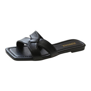 Summer WomenS Slippers For Outdoor Wear Trendy New Flat Slide Sandals Fashionable Slippers