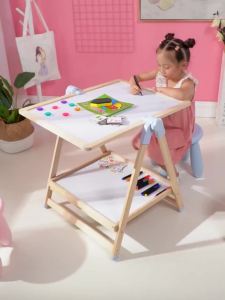 Whiteboard For Kids Magnetic Board White Board For Kids Solid Wood Children Drawing Board Erasable whiteboard Board For Kids