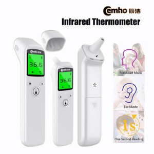 2 in 1 Ear & Forehead Infrared Thermometer Digital Infrared Thermometer with LCD Screen for Baby Child Adults
