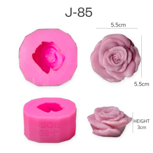 แม่พิมพ์ขนม กุหลาบ 3มิติ กุหลาบวาเลนไทน์ สวยทุกแบบ ทำวุ้น ทำขนมได้ J-85