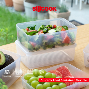Silicook Food Container Flexible - Food Container Organizer Kotak Makanan Penyimpanan Kulkas Fridge Refrigerator Box Makan Silicook