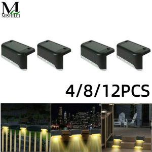 Mishilei Garden Solar Light Step Lights Outdoor Waterproof Stair Wall Light LED Smart Light-Control