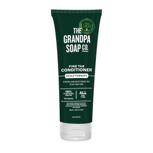 The Grandpa Soap Company Pine Tar Conditioner - Sooths and Moisturizes Dry Scalp With Pine Tar and Tea Tree Oil All Hair Types Vegan Sulfates and Parabens Free 8 Fl Oz