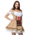 Halloween New Real Shot German Beer Girl Dress   Plus Size Barmaid Costume   German Oktoberfest Costume. 