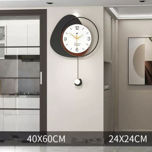 Minimalist Nordic Modern Quartz Wall Clock Creative Mute Large Fashion Clocks Home Living Room Restaurant Entrance Decorative wall watch