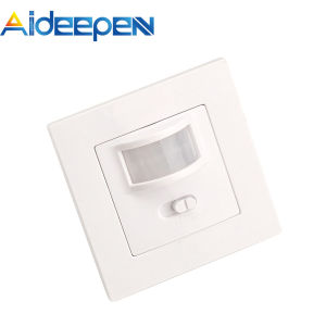 Aideepen AC 110-240V 86 Type Panel Two-wire Human Body Sensor Switch+Ordinary Switch Function