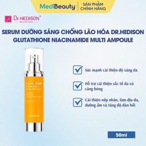 Serum dưỡng sáng chống lão hóa cải thiện nếp nhăn Dr.Hedison Glutathione Niacinamide Multi Ampoule