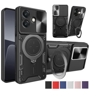 Protective Cover For OPPO A40 A40M A60 A80 5G A3 Pro A3x Case Ring Stand Holder Lens Protection Shockproof Fundas Coque Capa