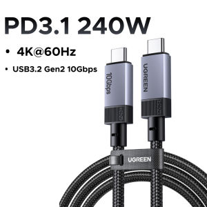 UGREEN 240W 80Gbps USB C to USB C GEN4 Charging Cable for iPhone 17 16 Series Samsung S26 S25 Ultra iPad Macbook Switch Mode:65383