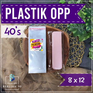 Plastik OPP Lem 8x12 cm 40s Micron Isi 100 lembar