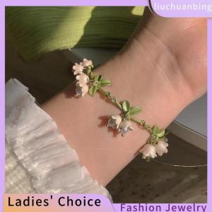 [COD] liuchuanbing Jewellery Vintage French Design Mori Lily Of The Valley Bracelet Handmade Jewelry Fashion Forest Series Bracelet For Women Jewelry
