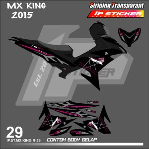 MX KING (COD) STIKER STRIPING MOTOR YAMAHA MX KING - STIKER LIST SIMPLE WARNA VARIASI DESAIN RACING HOLOGRAM DAN TRANSPARAN BISA COD IP.PROJECT KODE-29