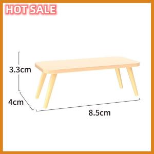 🔥🔥🔥dingdaocunz Dollhouse Grid Space Mini Tea Table Micro Scene Model DIY Living Room Family Toys Doll Girl Gift Dollhouse Furniture Accessories