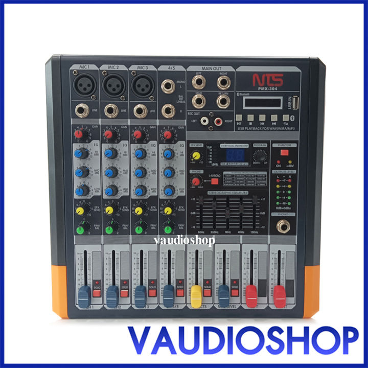 Power Mixer NTS PMX304 (Effect,USB,Bluetooth) เพาเวอร์มิกเซอร์
