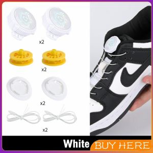 BUY HERE เชือกผูกรองเท้า เชือกผูกรองเท้าผ้าใบ แบบหมุนอัตโนมัติ ล็อกเร็ว Shoelace