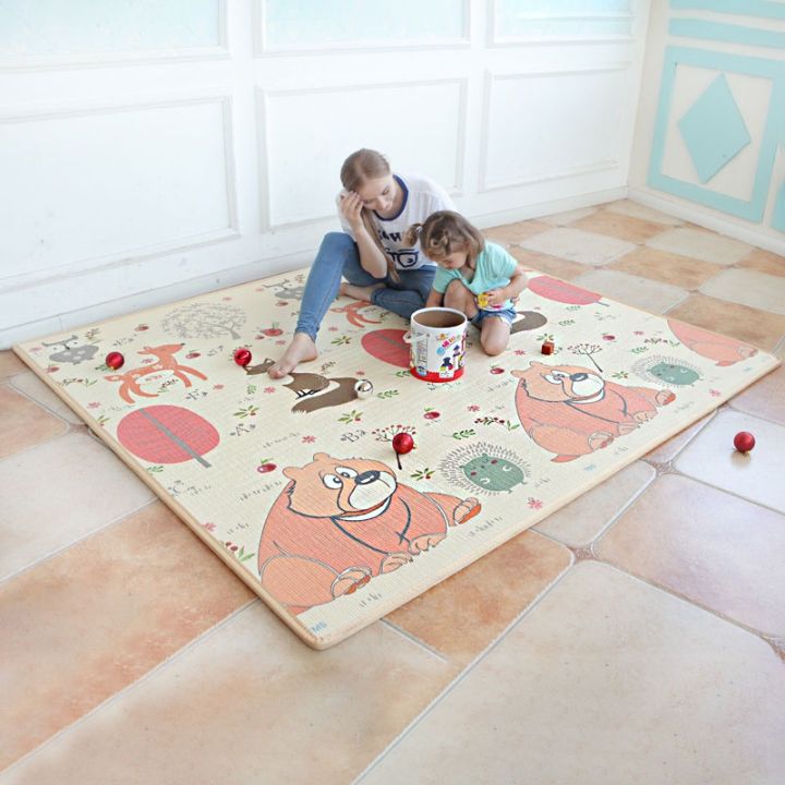 180×200CM Baby blanket Carpet Creeping Reversible Playmat Nons Soft