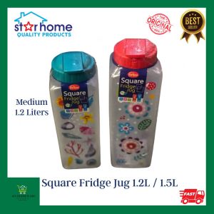 Square Fridge Water Jug Pitcher Tubigan sa ref palamigan pitsel pitchel jag lagayan ng tubig Star Home 1.2L or 1.5L