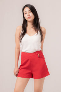 RIMINI - Celana Pendek Perempuan Choengsam A-Line Size XS-XL - Diwei Short  85811