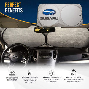 Subaru XV FORESTER OEM Custom Fit Front Windshield Windscreen Foldable Sunshade