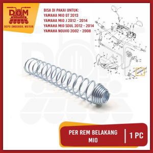 Per Stik Rem Belakang MIO (PSP) - Per Pir Peer Stick Tiang Kawat Kabel Rem Belakang Yamaha NOUVO