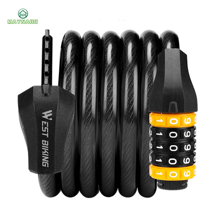 Bicycle Lock Security Digits Combination Resettable Bicycle