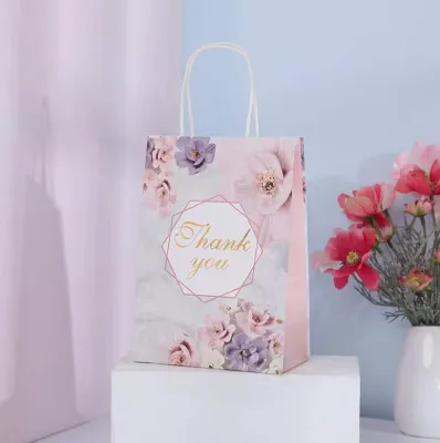 🎁 10PCS Thank You Paper Bag Gift Bag Goodie Bag
