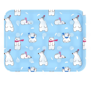 ที่นอนเจลเย็น ที่นอนเย็น ที่นอนสัตว์เลี้ยง แผ่นเจลเย็น ไม่แอร์ก็เย็น เย็นสบาย Pet Cool mat มี 3 ขนาด 50*60cm