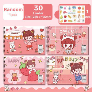 Cute Drawing book A4 buku gambar anak 50 lembar painting book