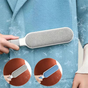 Magic Clothes Lint Remover Manual Electrostatic Sticky Lint Brush Double Sided Pet Hair Remover for Home Sofa Carpet